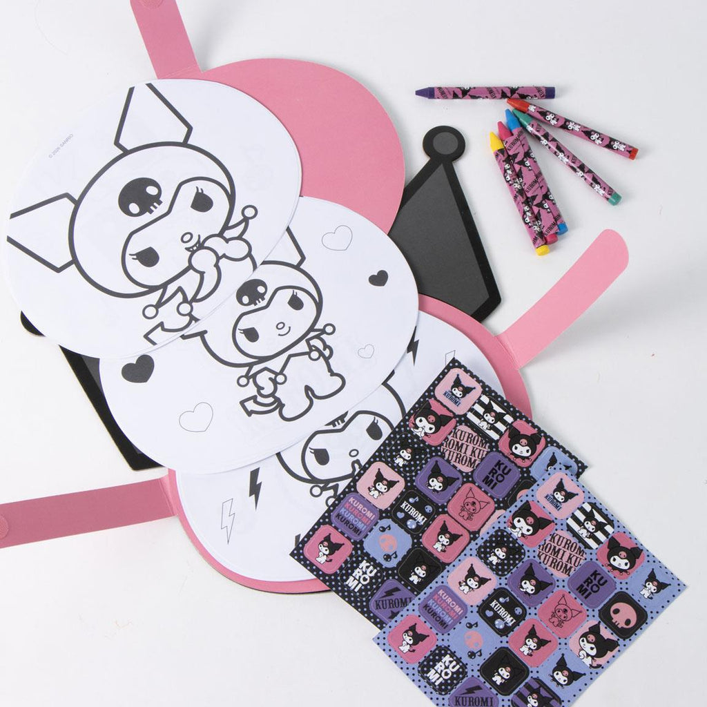 Album actividades coloreable hello kitty kuromi
