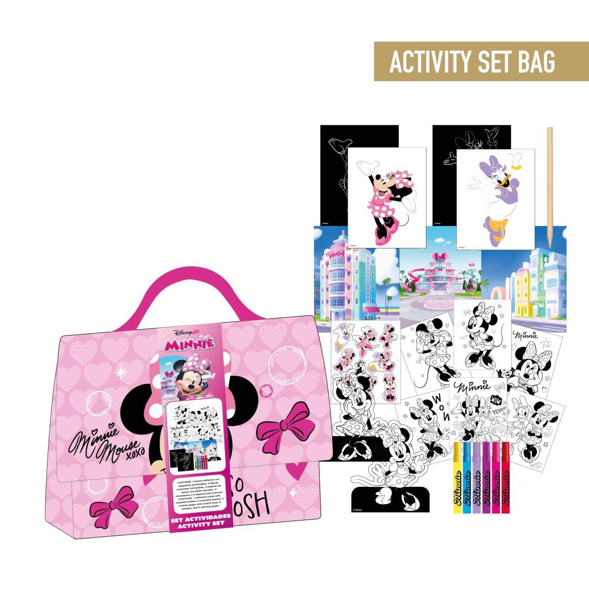 Set coloreable bolso minnie