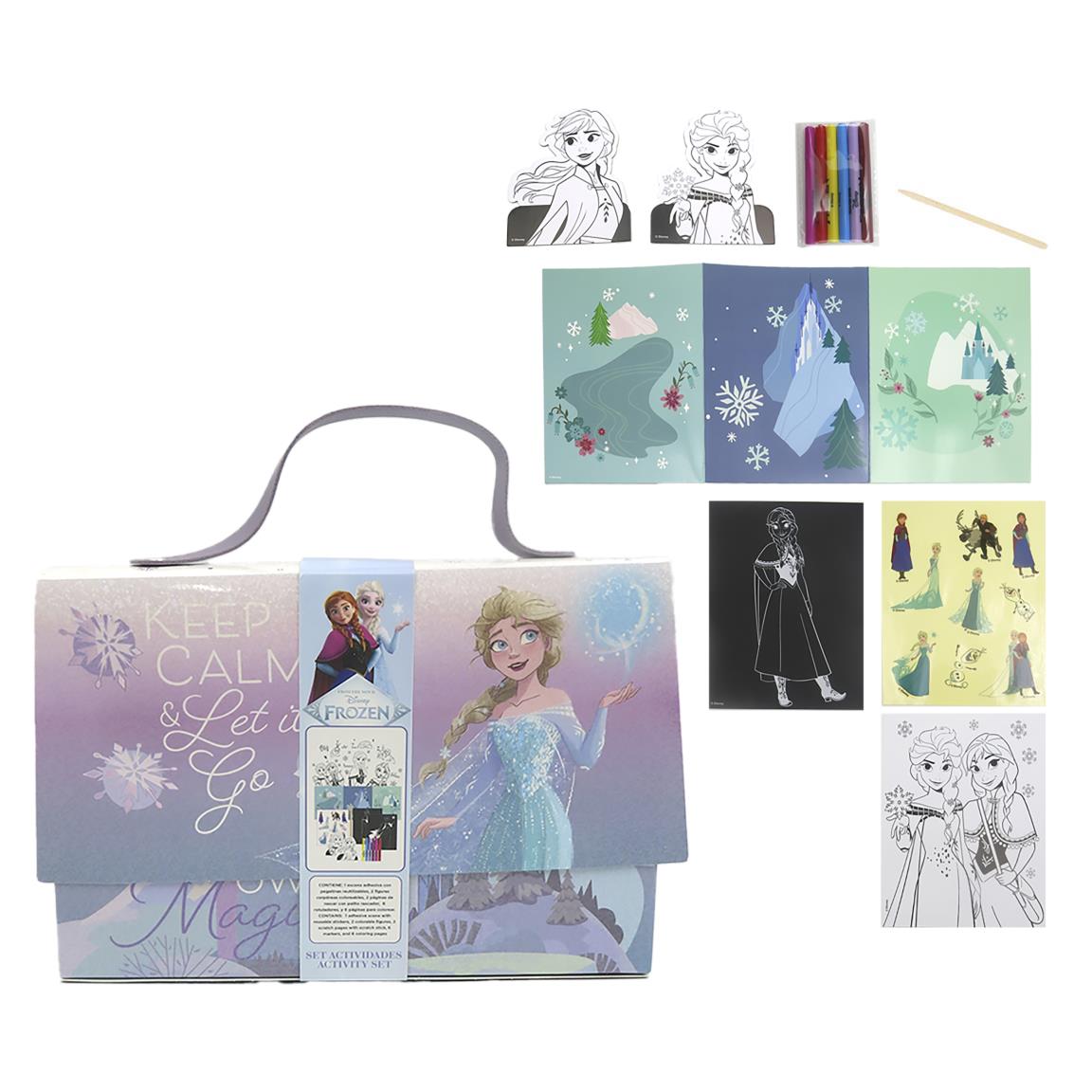 Set coloreable bolso frozen