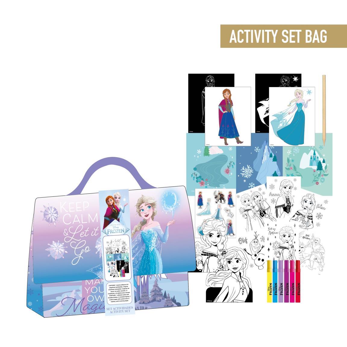 Set coloreable bolso frozen