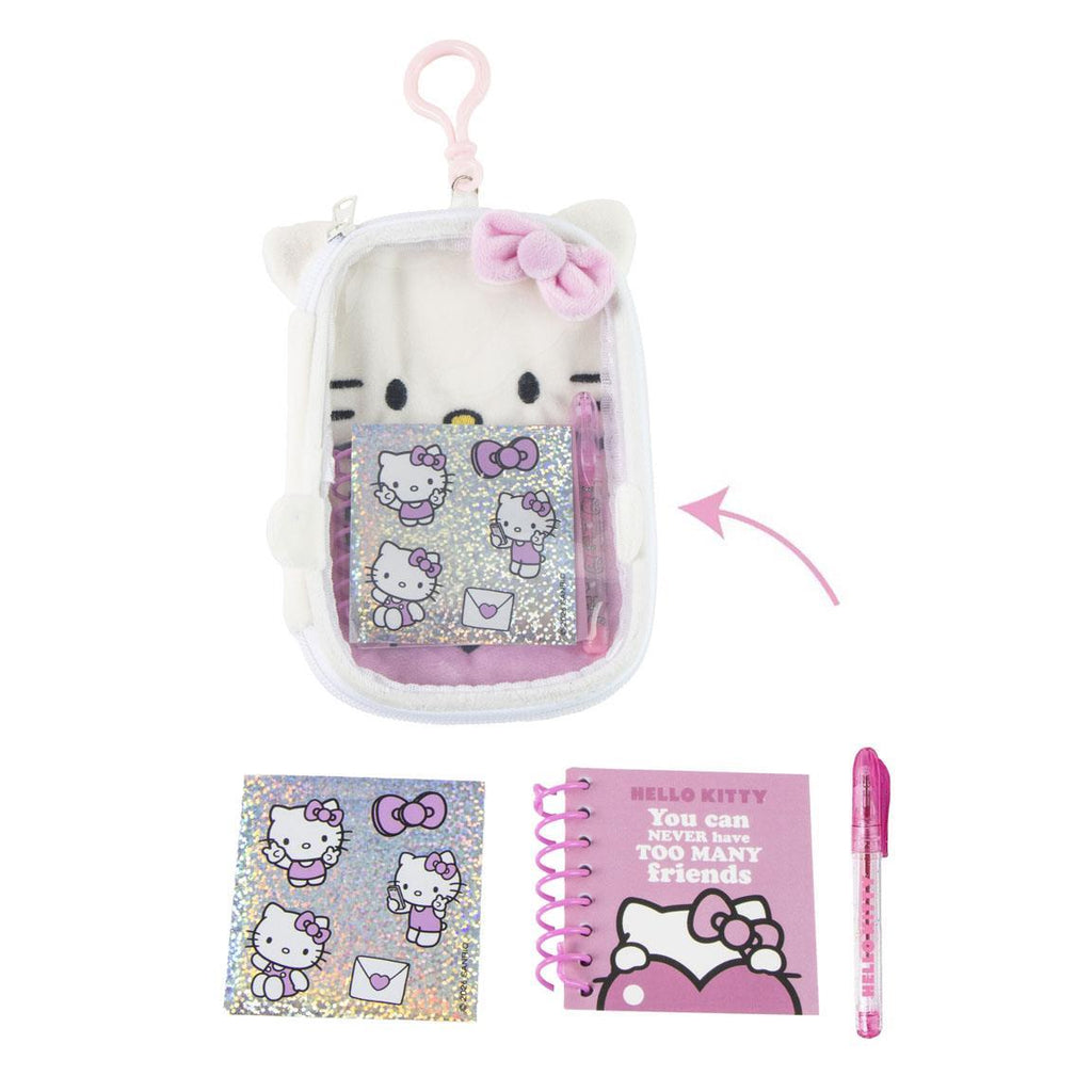 Set de papelería peluche hello kitty