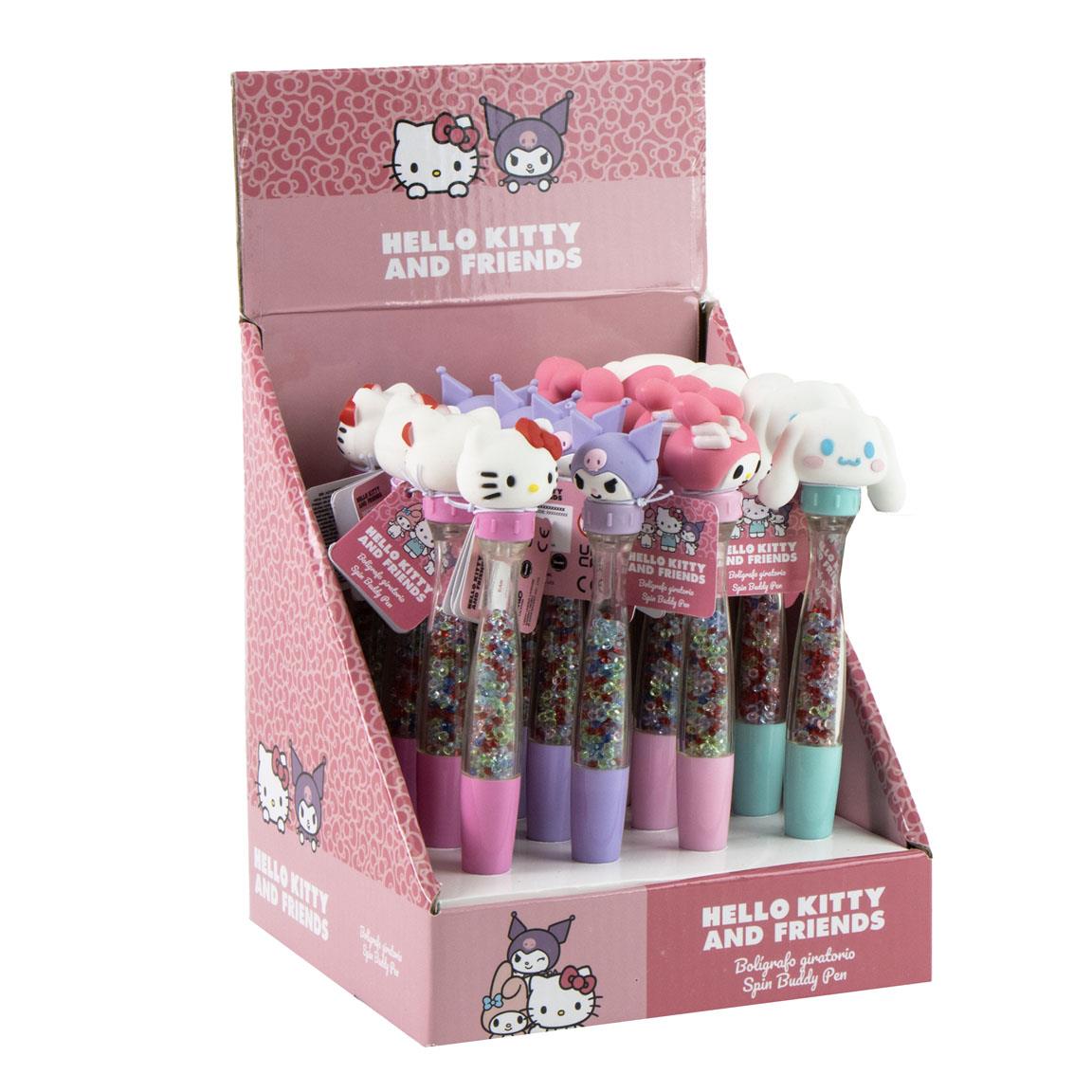 Bolígrafo giratorio hello kitty