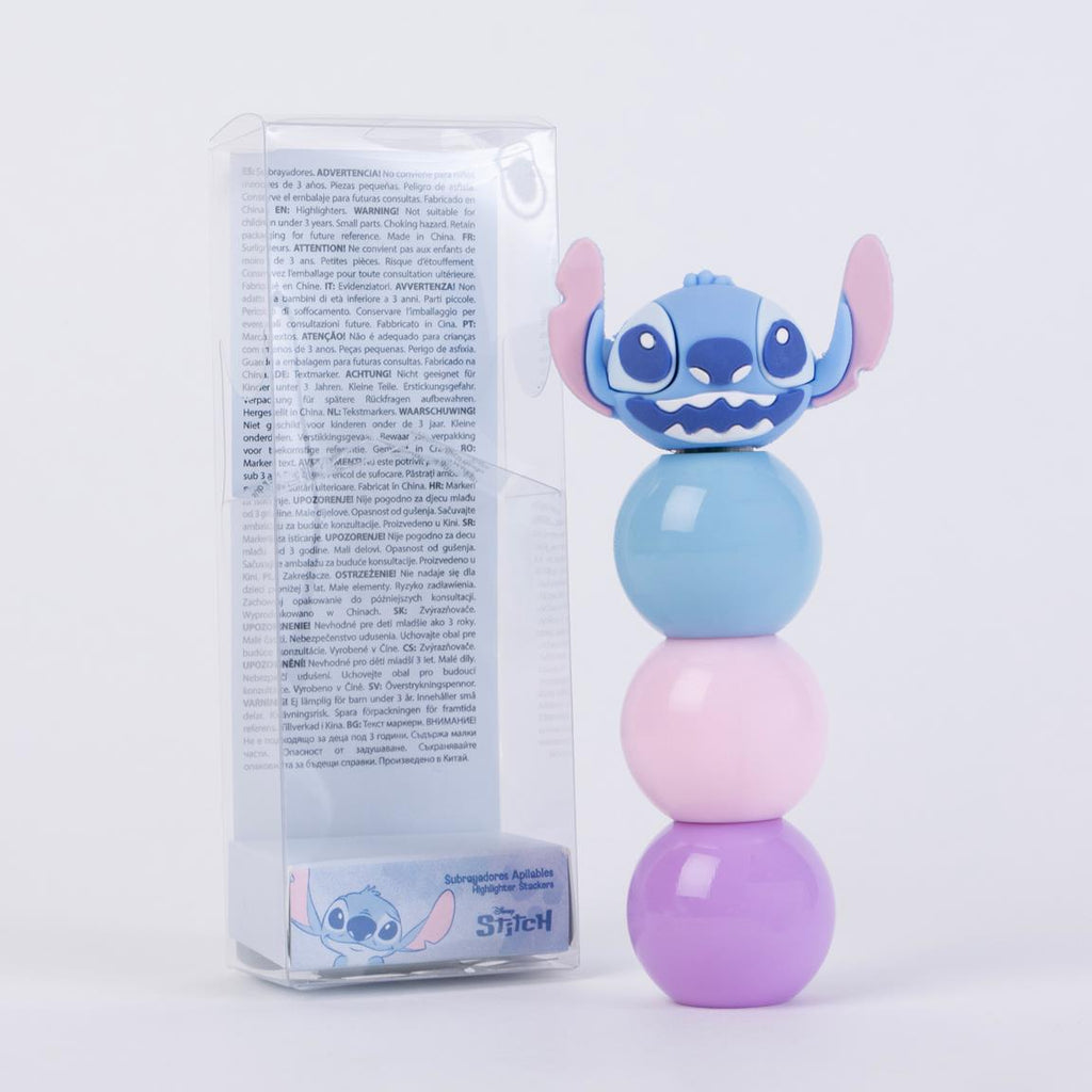 Subrayadores apilables stitch
