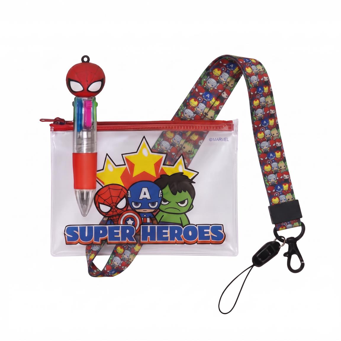 Set de papelería colgante marvel