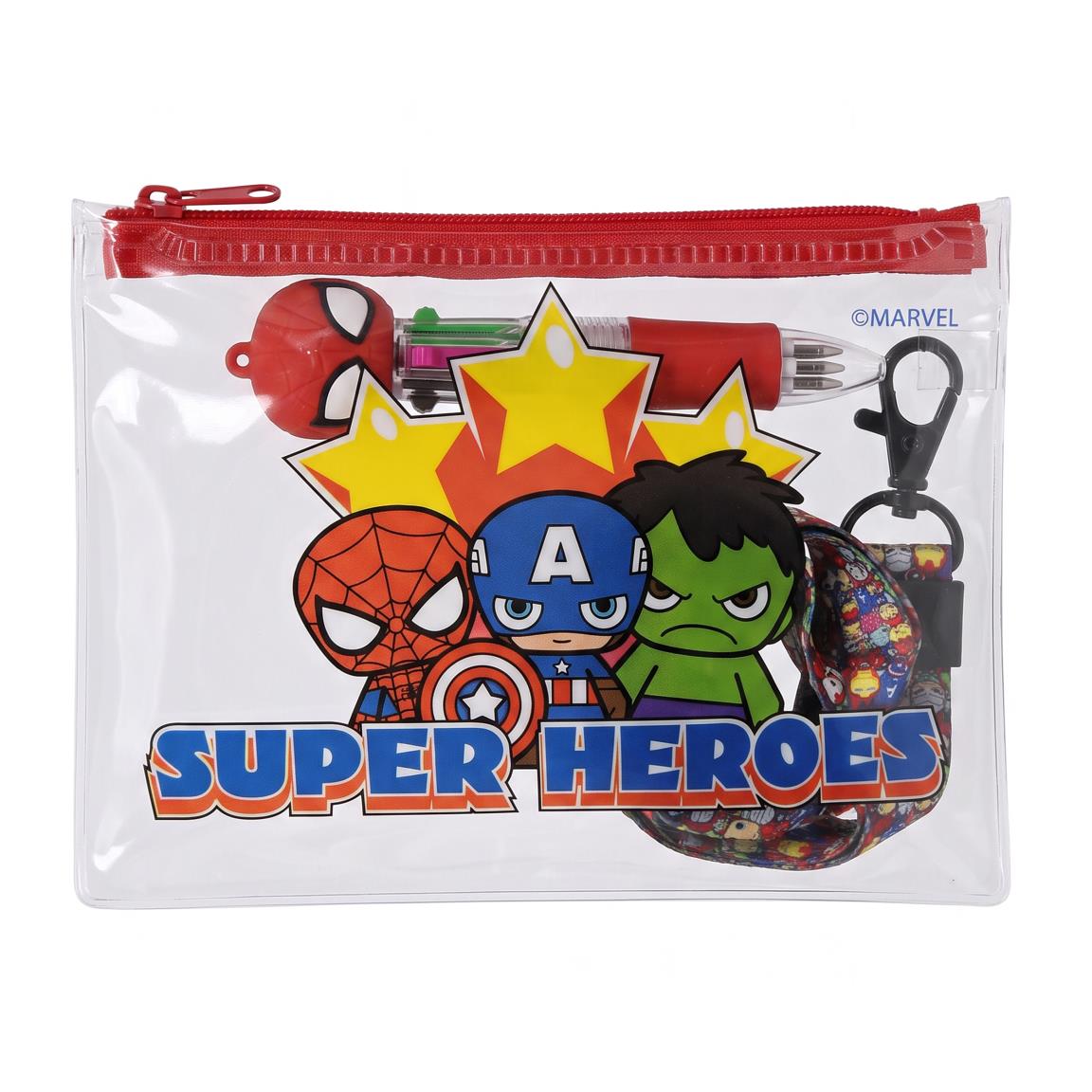 Set de papelería colgante marvel