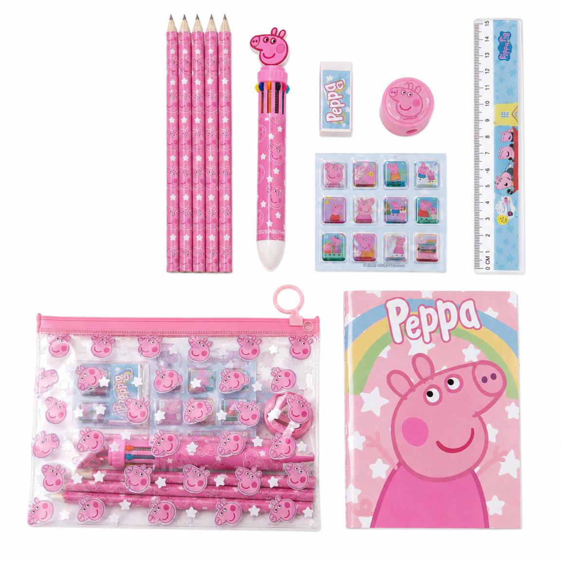 Set papelería escolar eva peppa pig