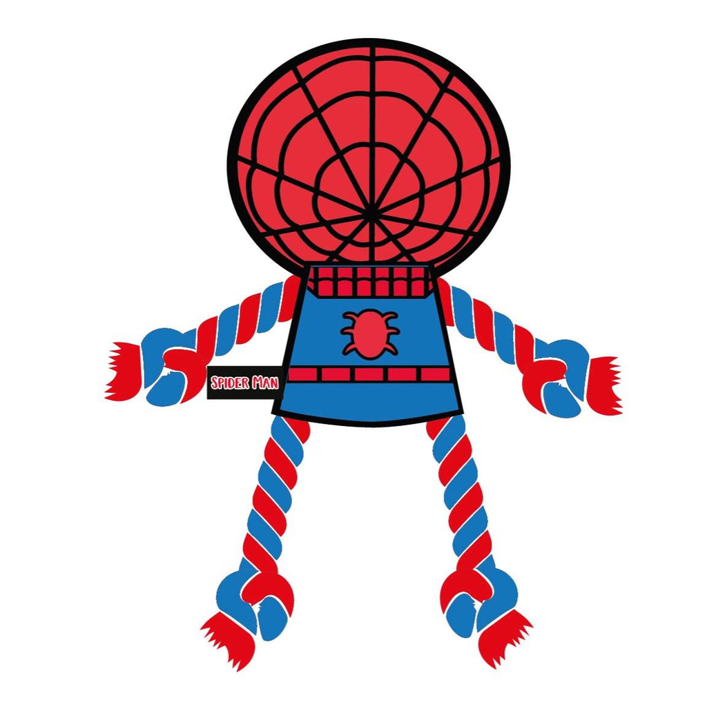 Juguete para perro cuerda spiderman