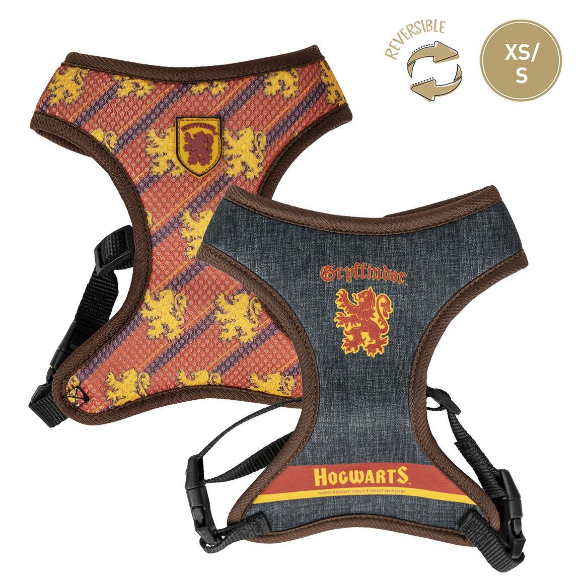 Arnés premium para perros xs/s harry potter gryffindor