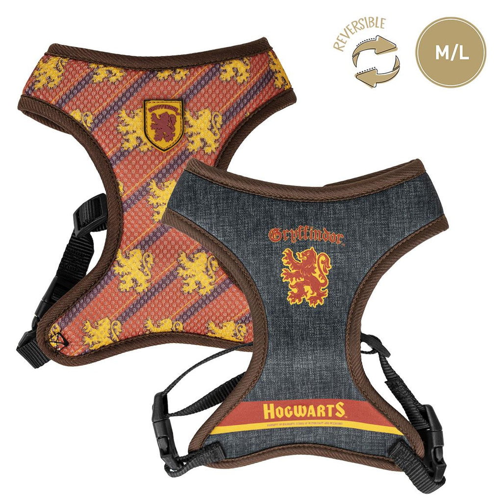 Arnés premium para perros m/l harry potter gryffindor
