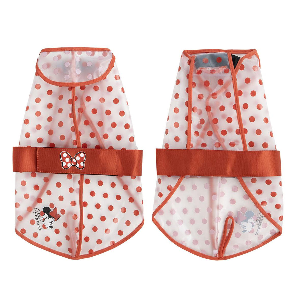 Impermeable ajustable para perro minnie