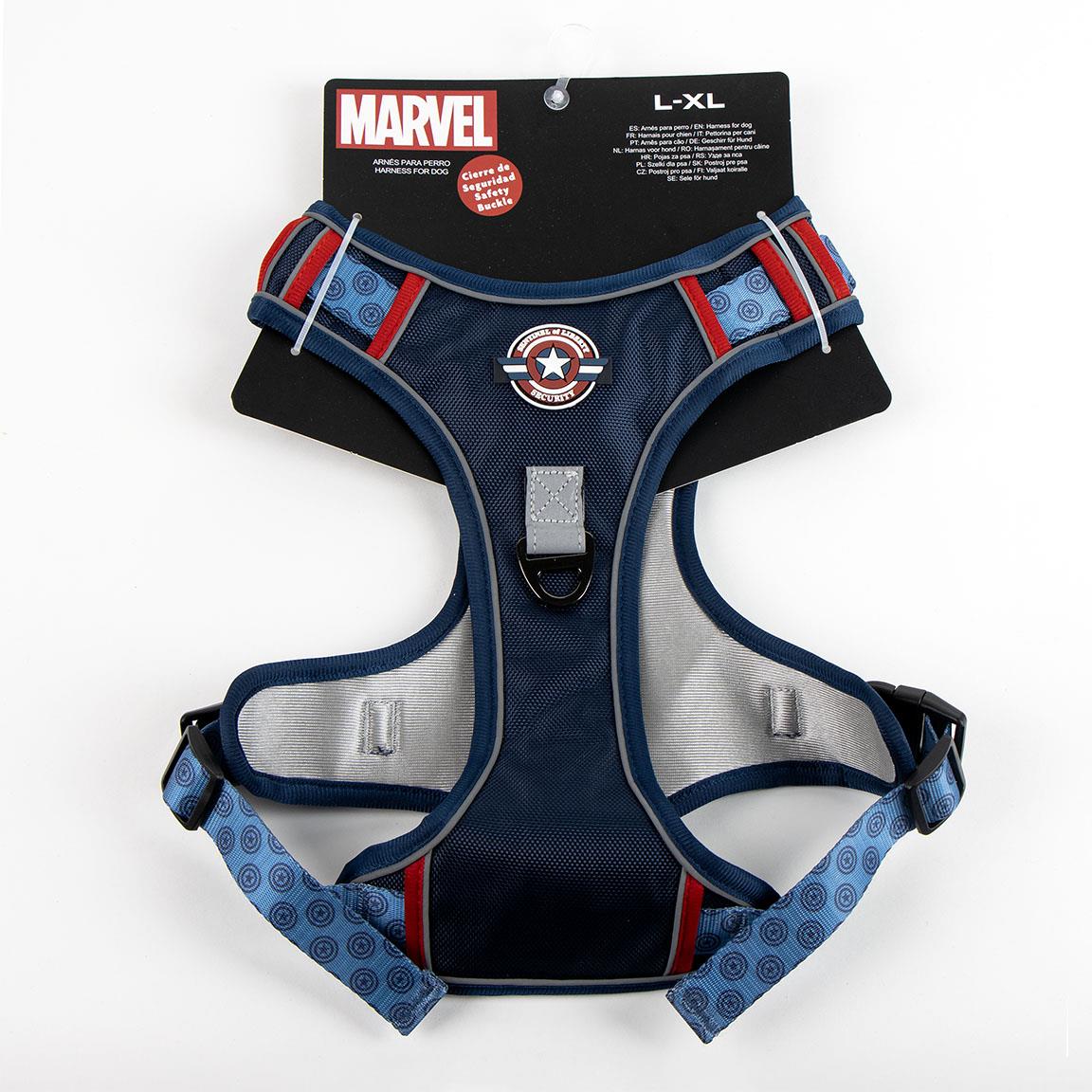 Arnés premium para perros l/xl marvel