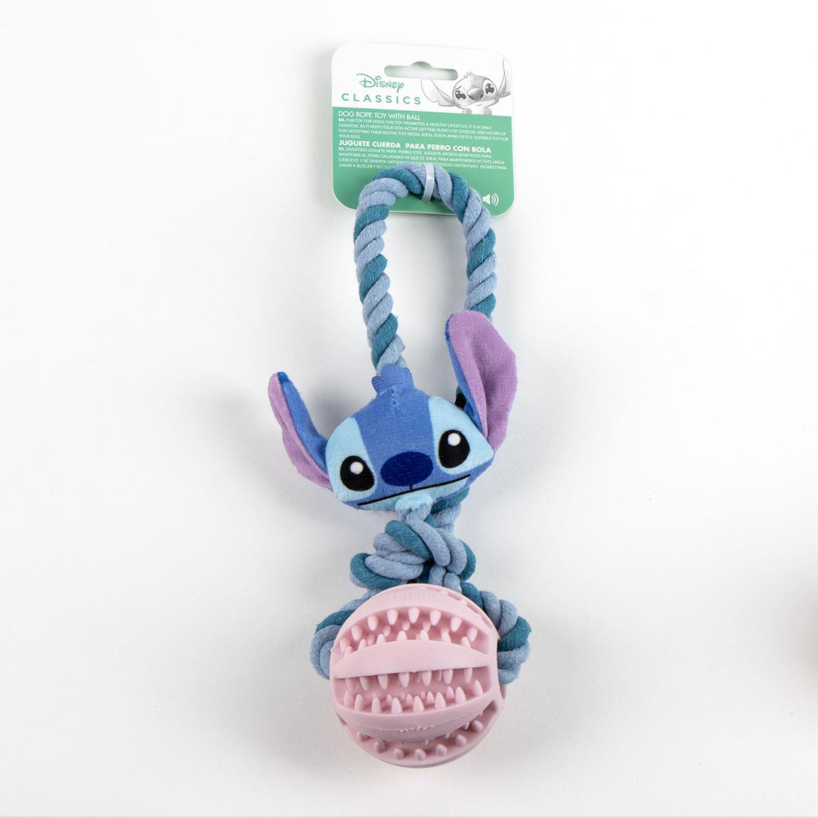 Juguete para perro cuerda stitch
