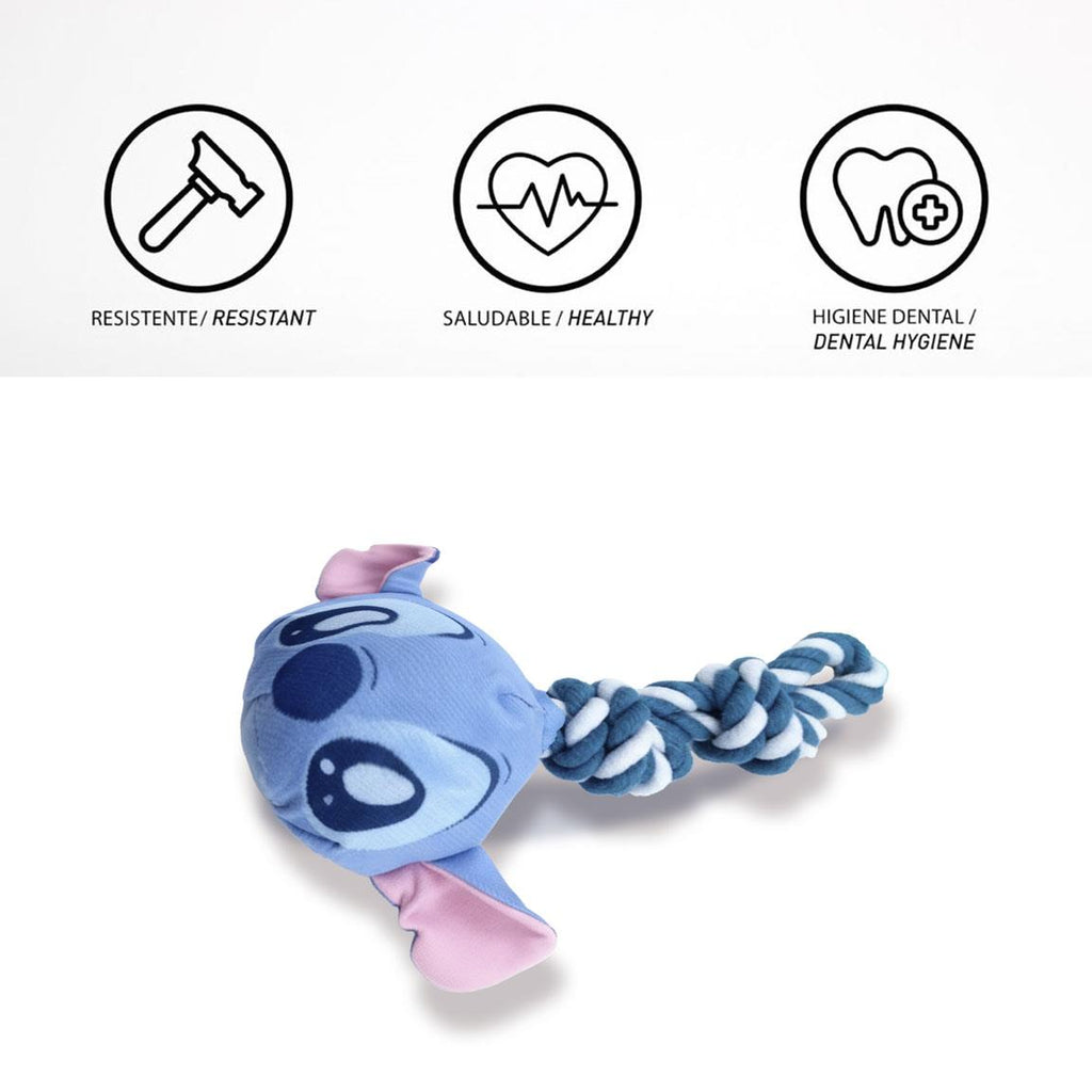 Juguete para perro cuerda stitch