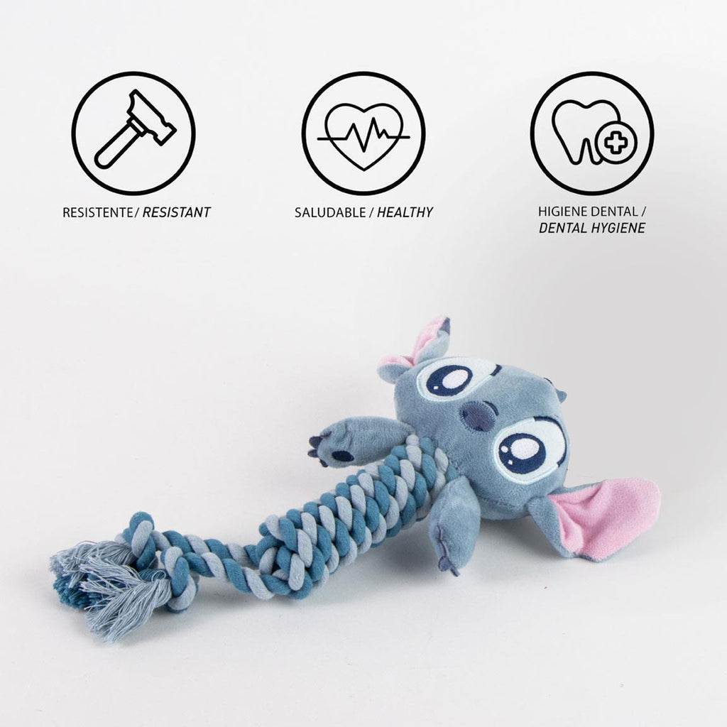 Mordedor para perro cuerda stitch