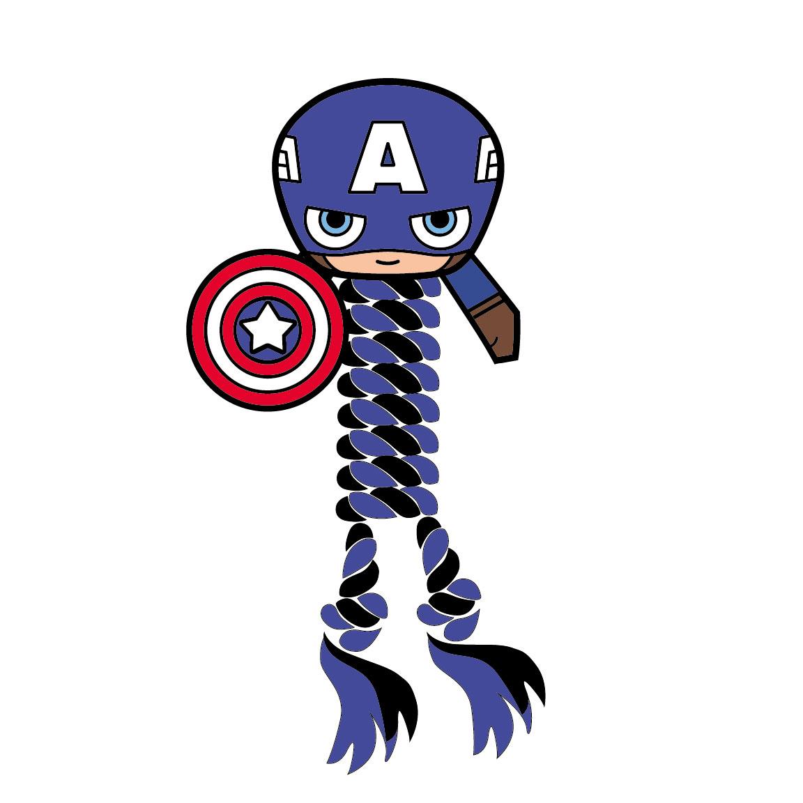 Mordedor para perro cuerda marvel