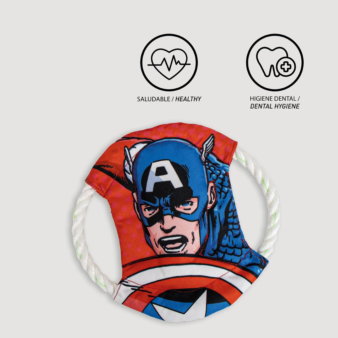 Frisbee para perro cuerda marvel