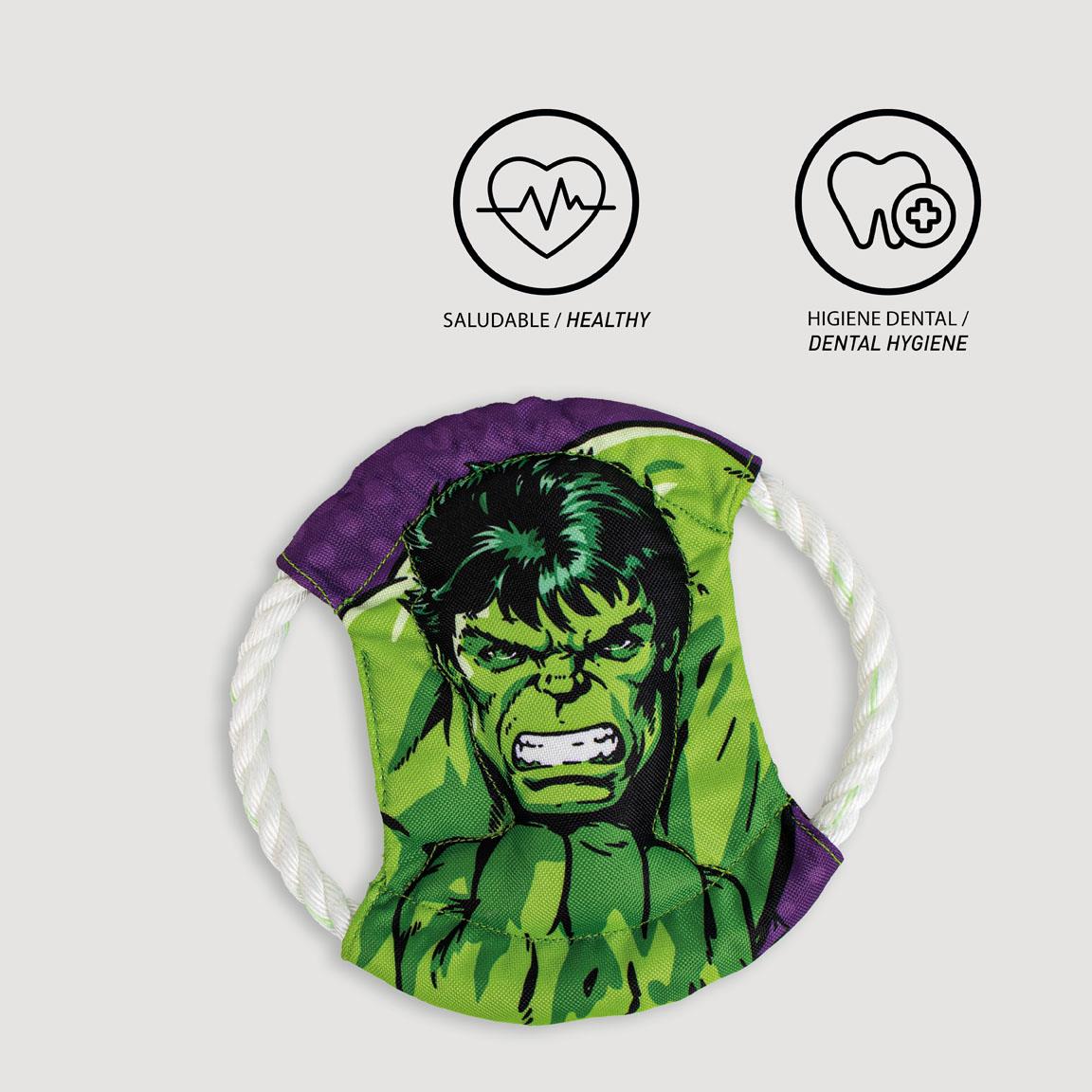 Frisbee para perro cuerda marvel