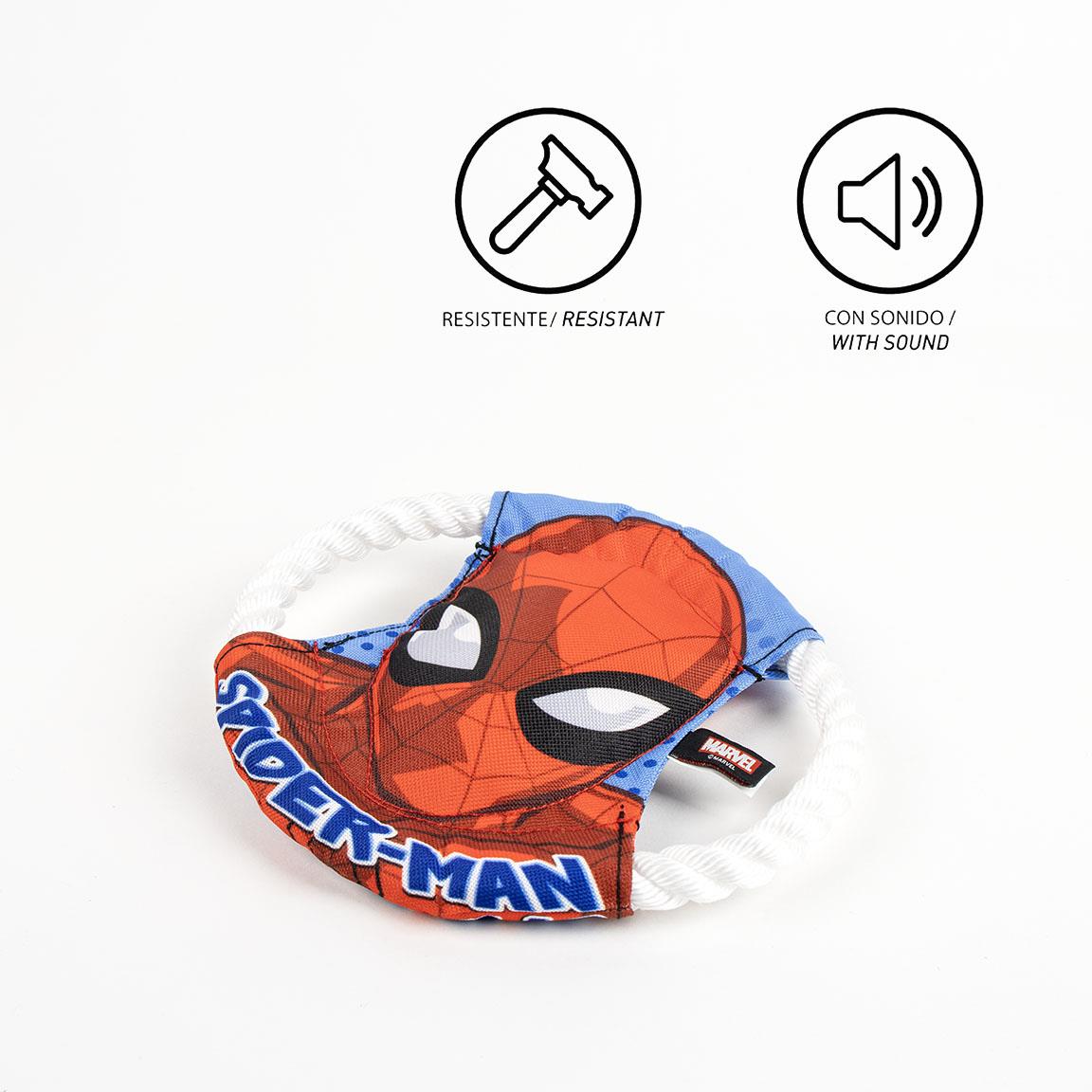 Frisbee para perro cuerda spiderman