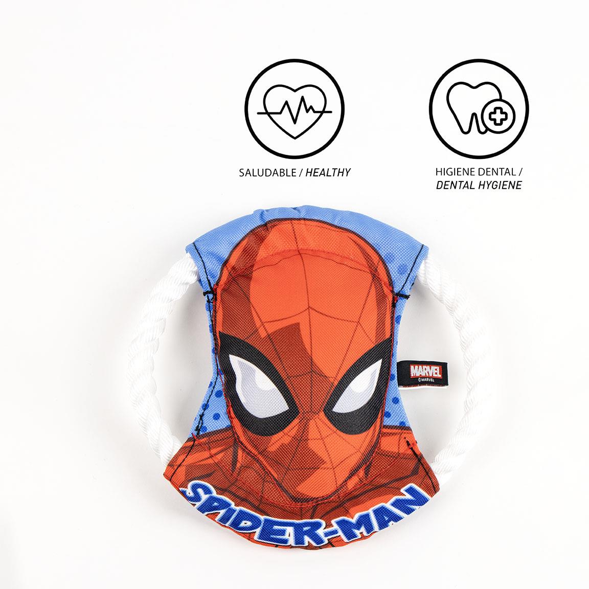 Frisbee para perro cuerda spiderman