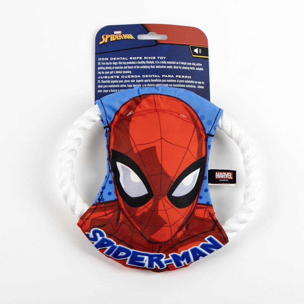 Frisbee para perro cuerda spiderman