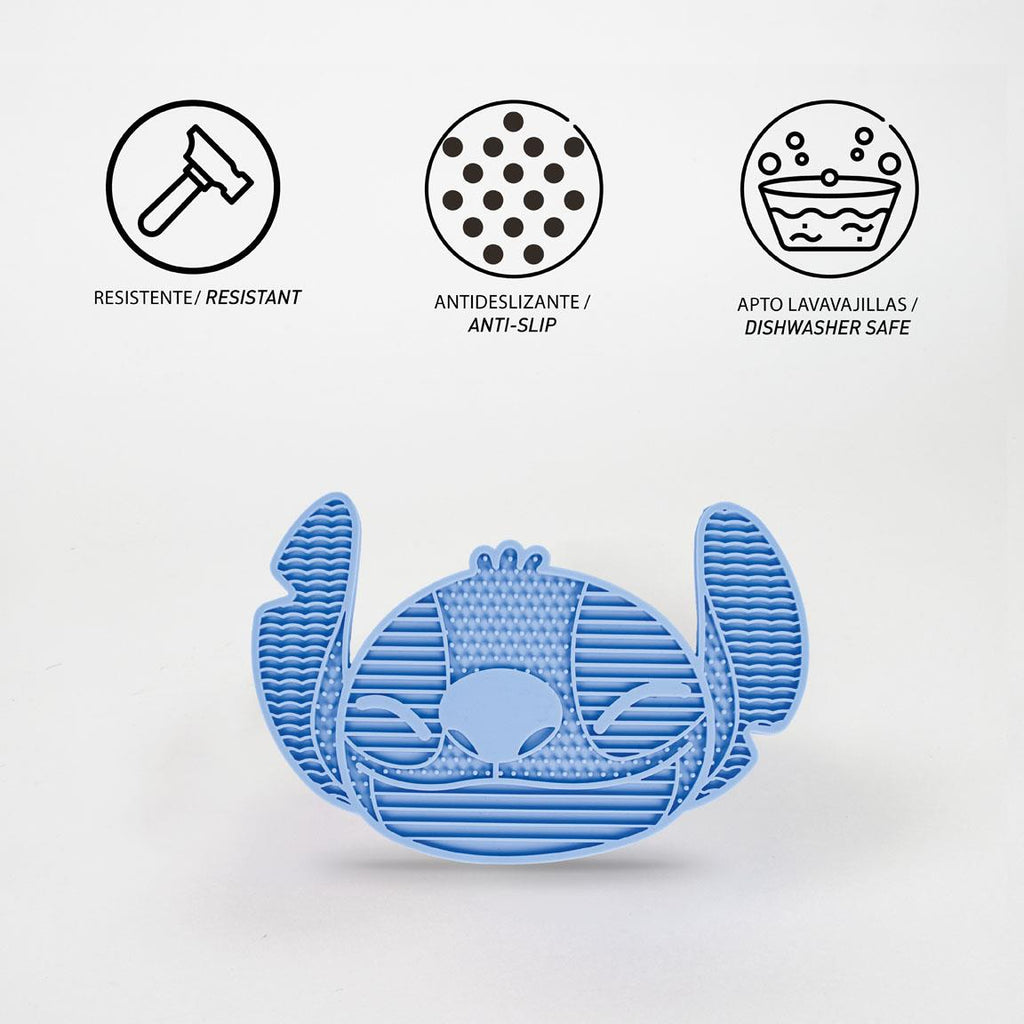 Comedero para perro silicona stitch