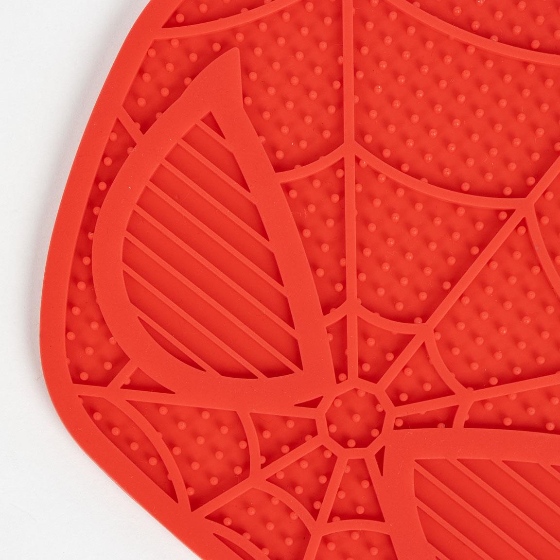 Comedero para perro silicona spiderman