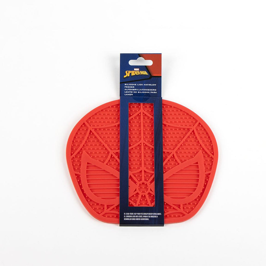 Comedero para perro silicona spiderman