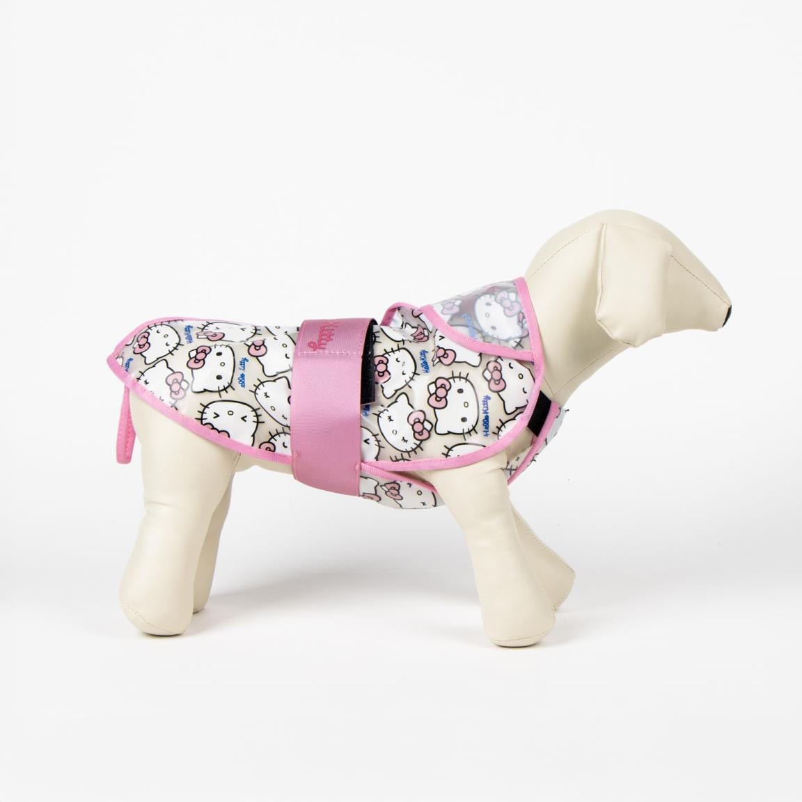 Impermeable ajustable para perro ajustable hello kitty