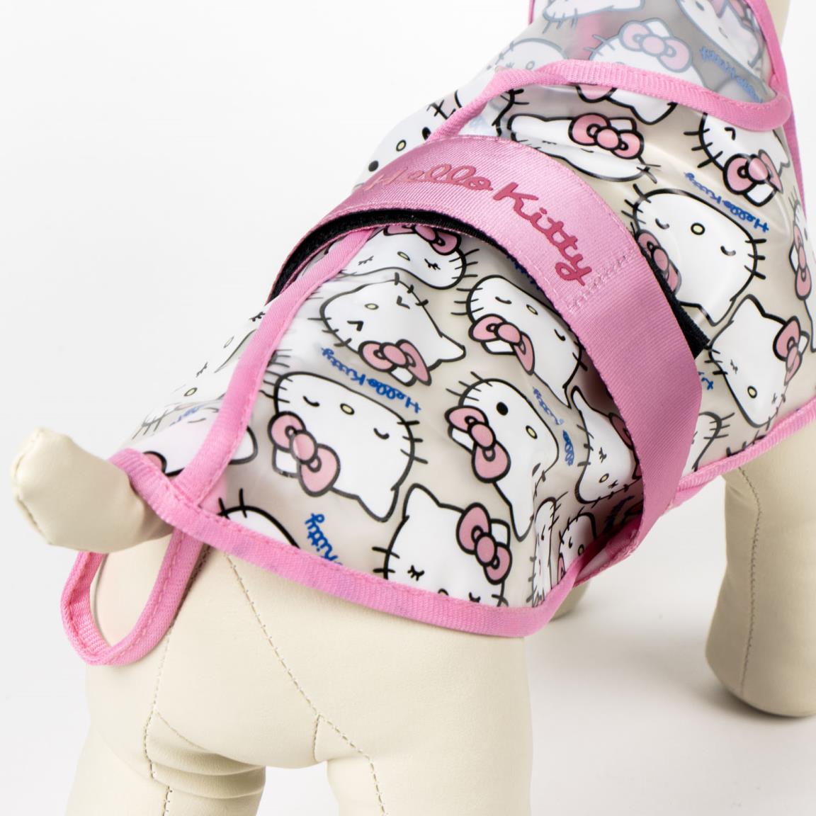 Impermeable ajustable para perro ajustable hello kitty