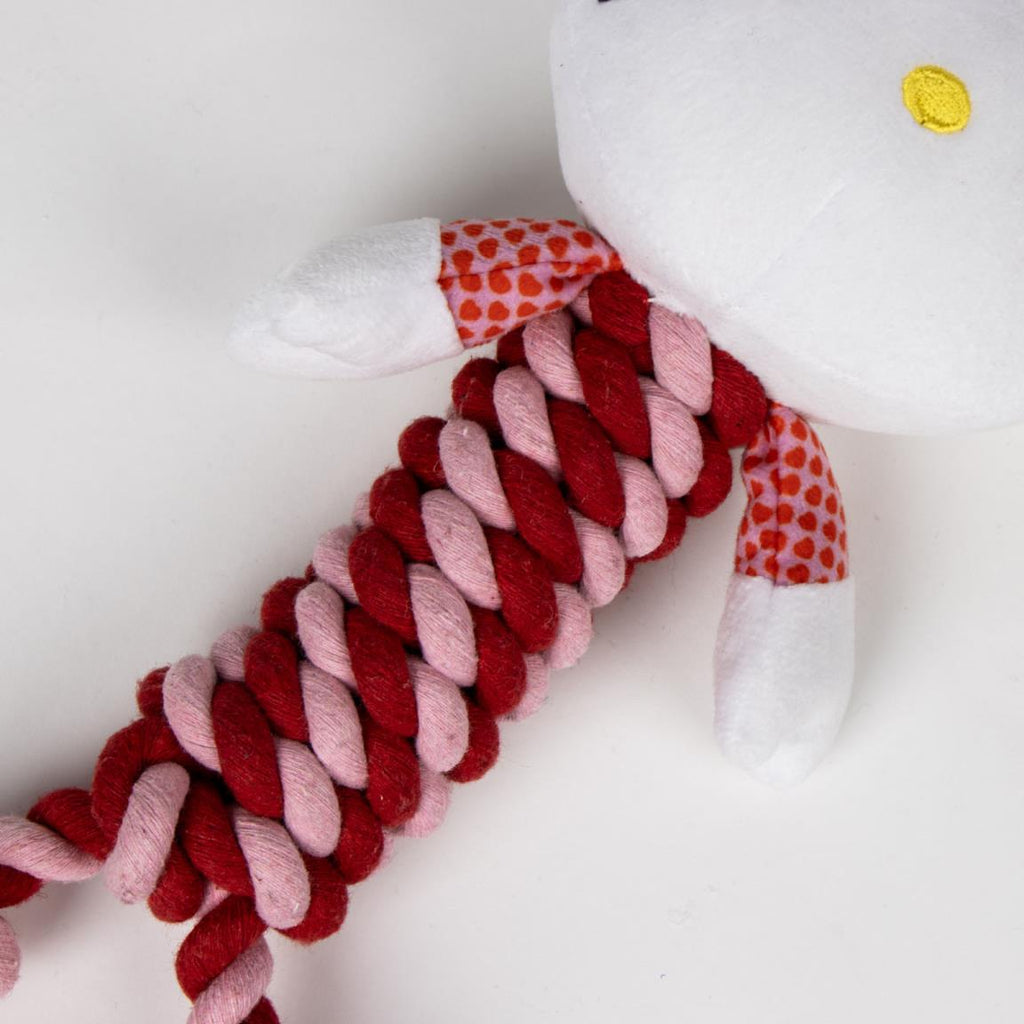 Mordedor para perro cuerda hello kitty