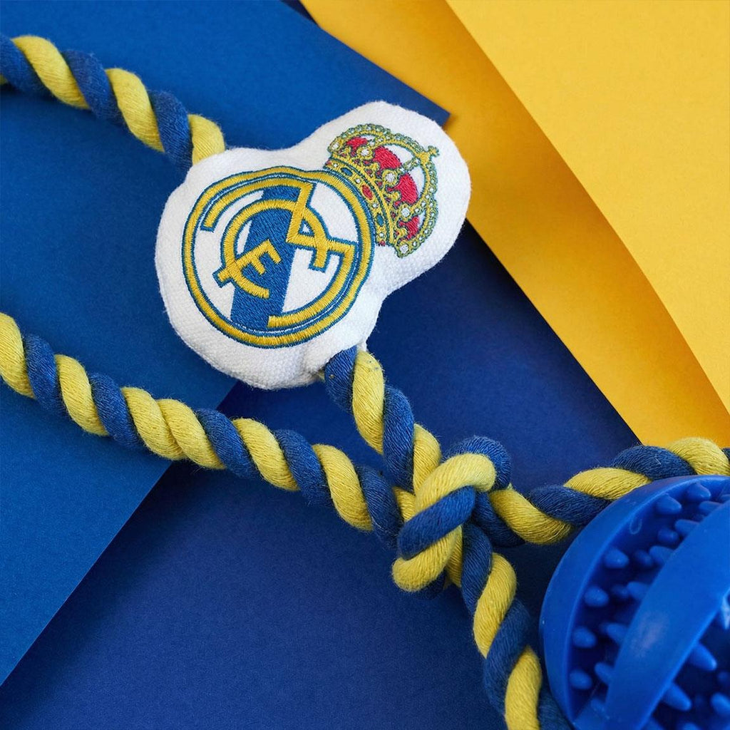 Juguete para perro cuerda real madrid