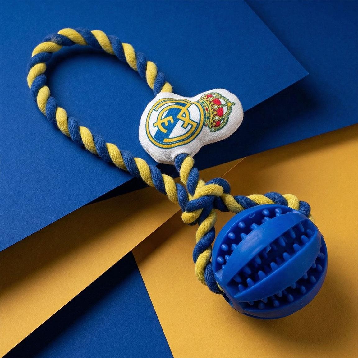 Juguete para perro cuerda real madrid
