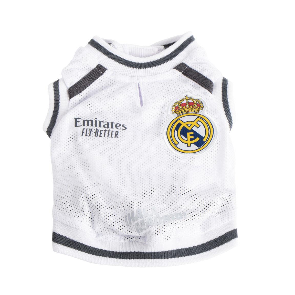 Camiseta para perro real madrid