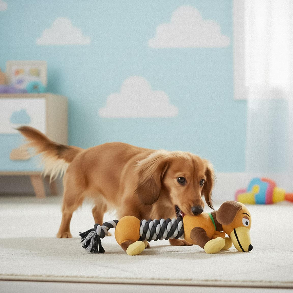 Cuerda dental para perro juguete toy story