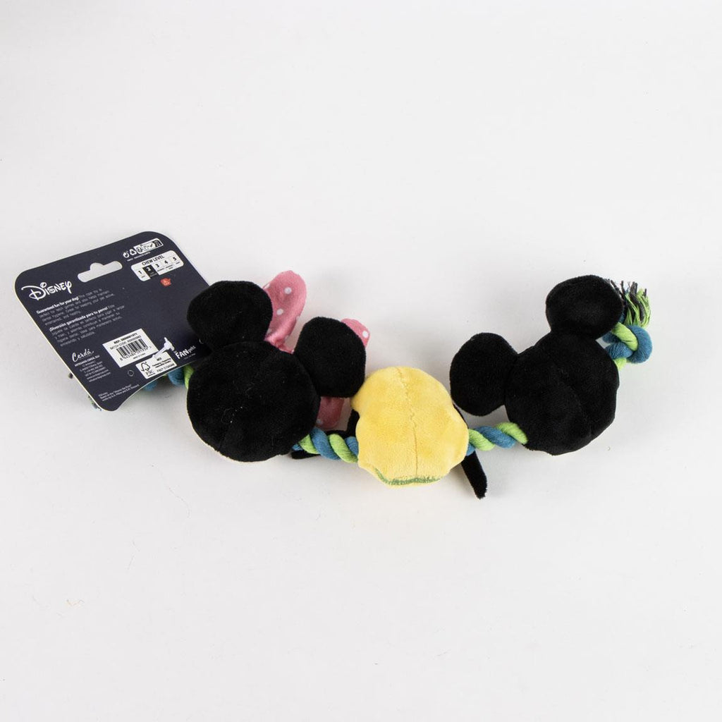Cuerda dental para perro juguete mickey