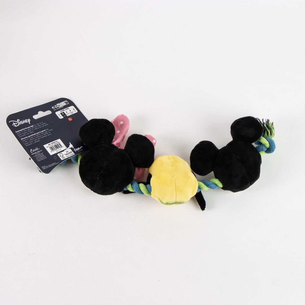 Cuerda dental para perro juguete mickey