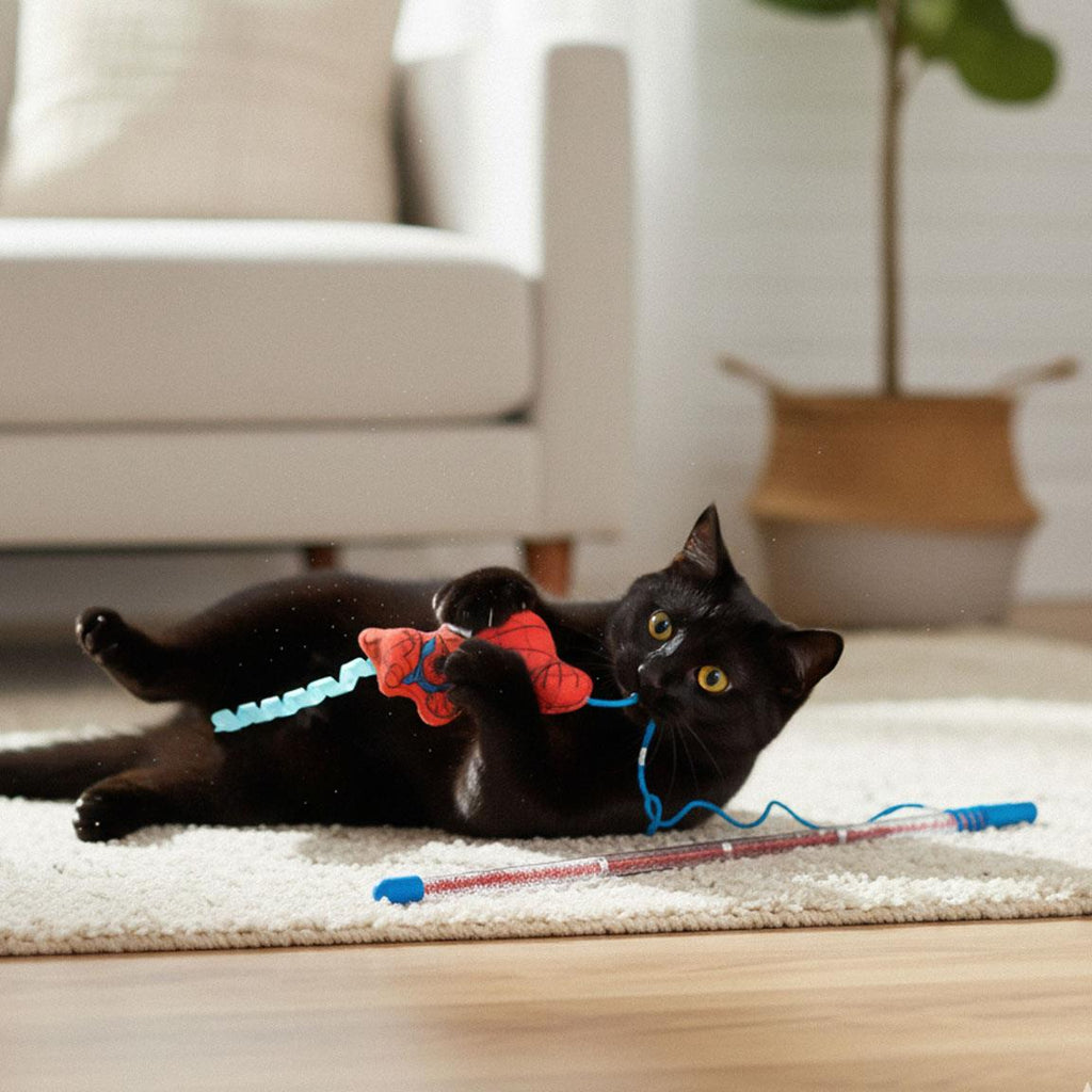 Varita para gato spiderman