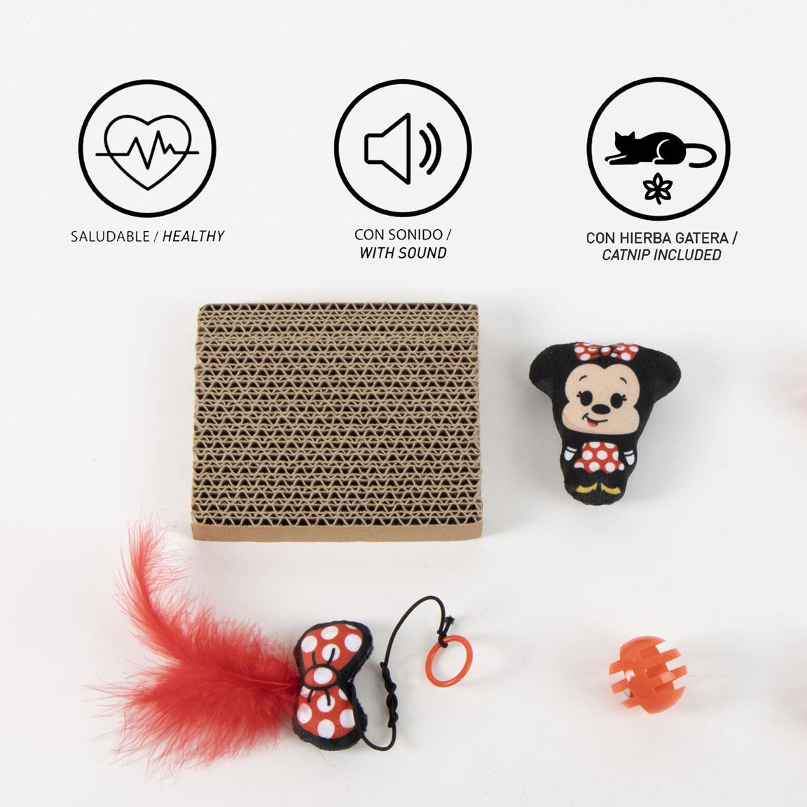 Set para mascotas juguete minnie