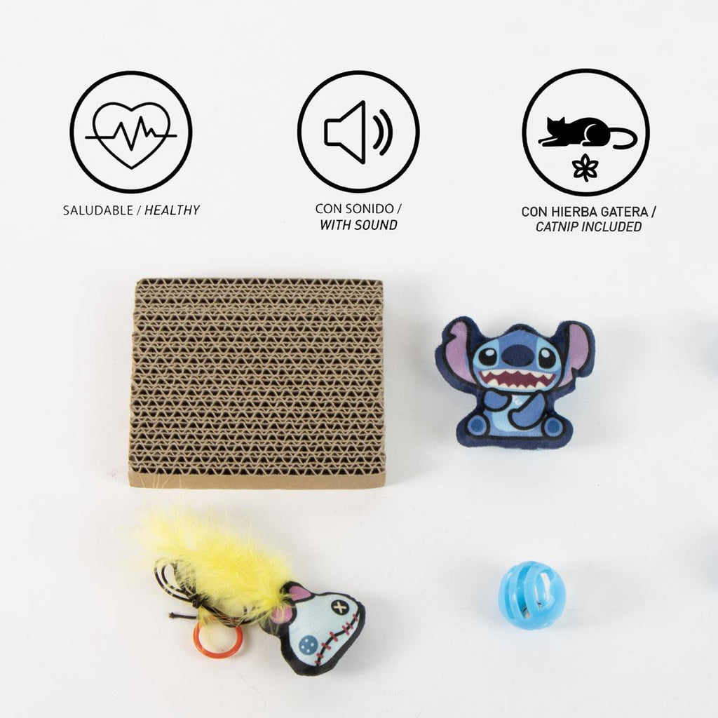 Set para mascotas juguete stitch