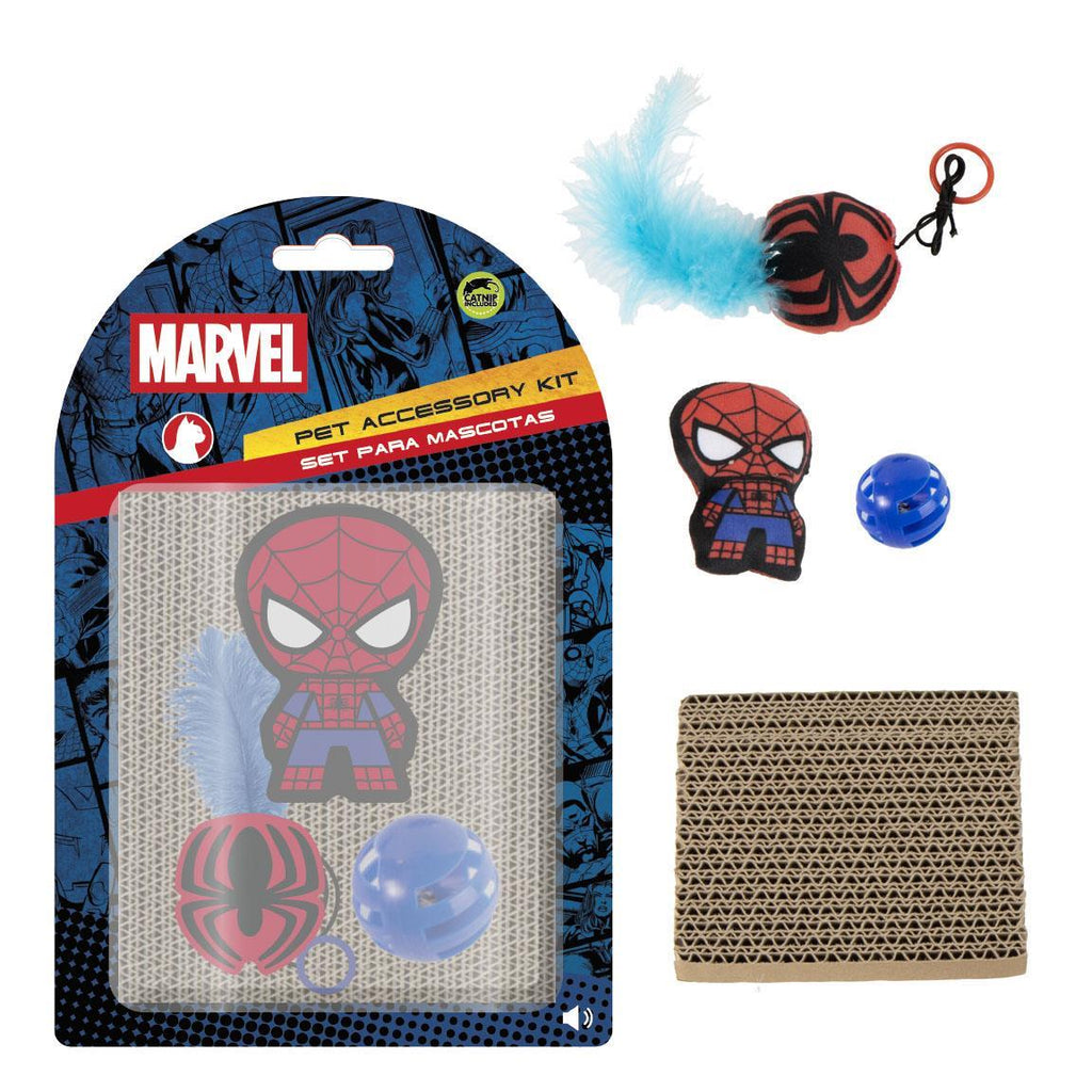 Set para mascotas juguete spiderman
