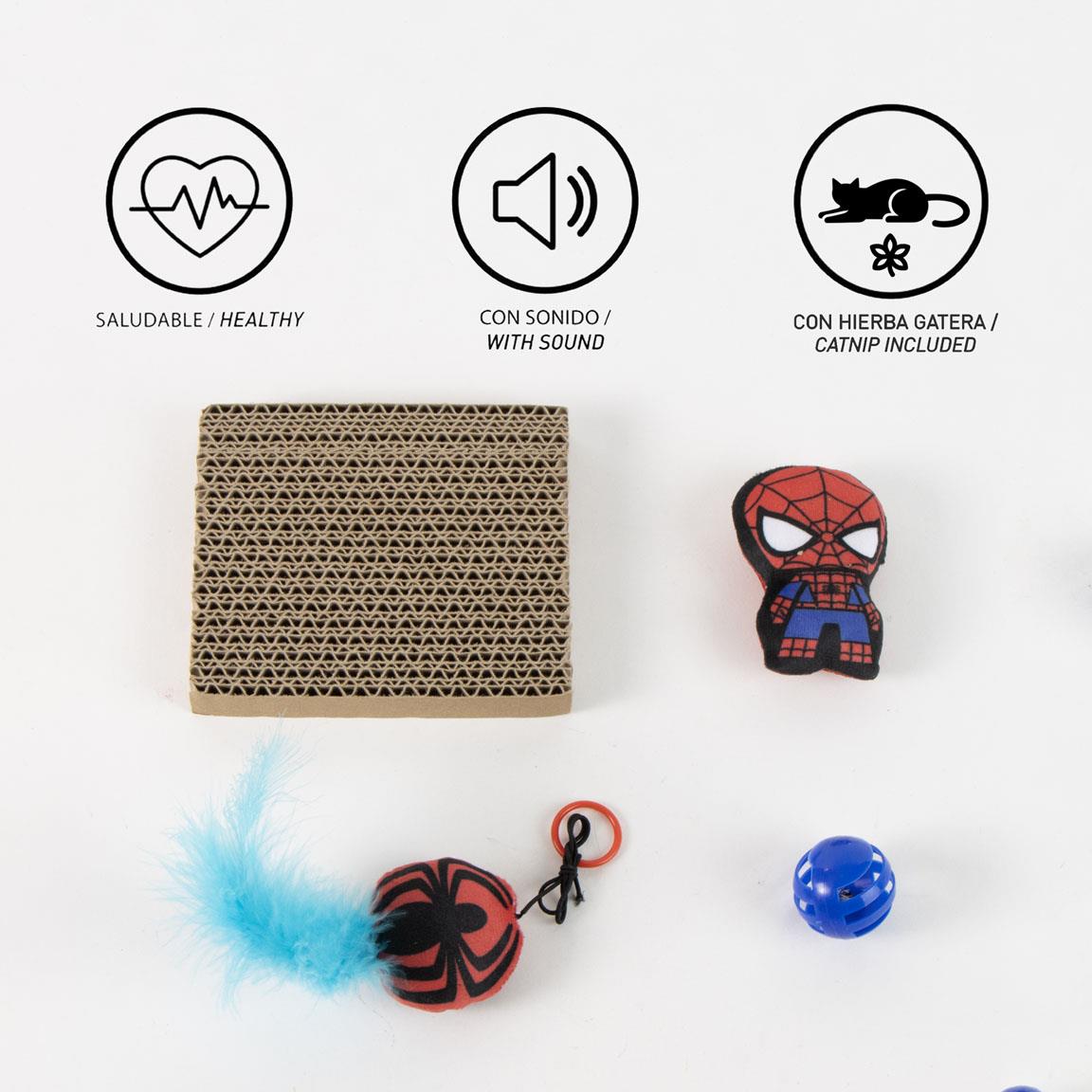 Set para mascotas juguete spiderman
