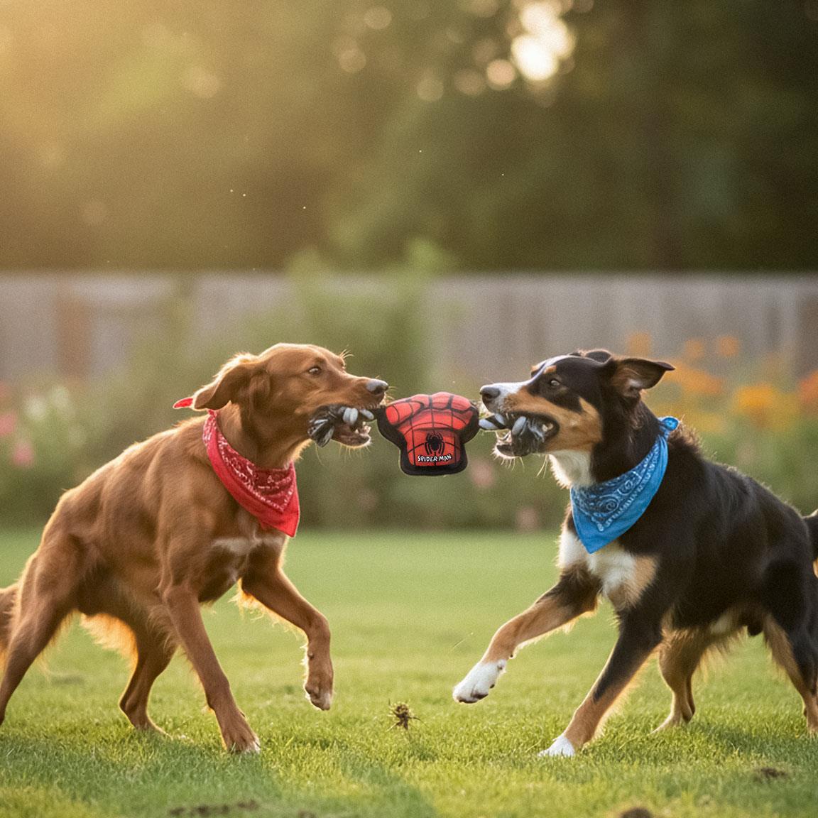 Cuerda dental para perro juguete marvel