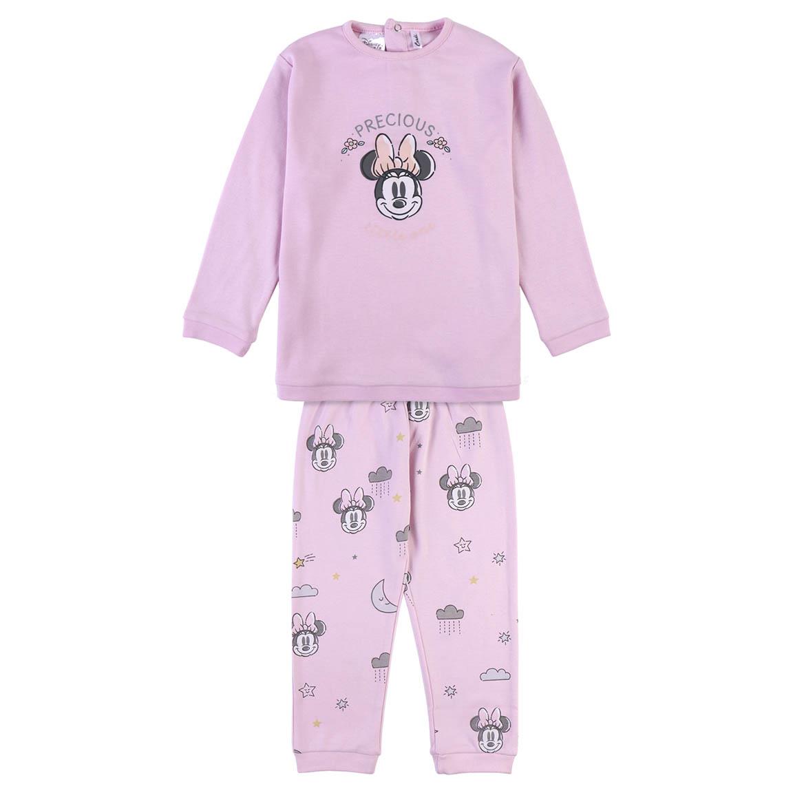 Pijama largo interlock minnie