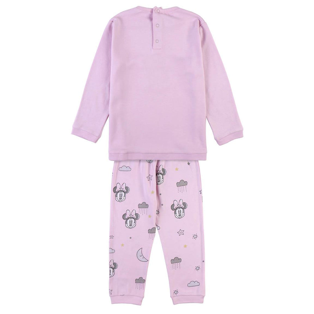 Pijama largo interlock minnie