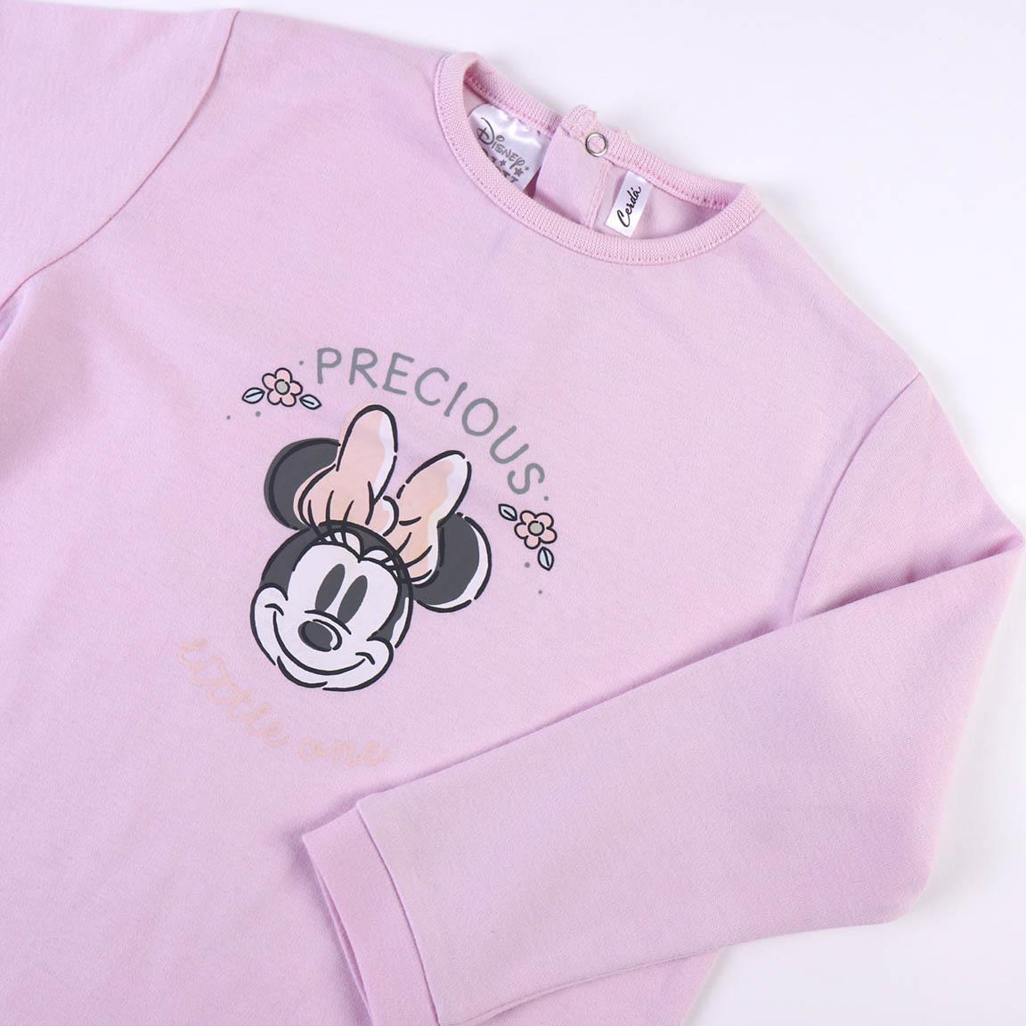 Pijama largo interlock minnie