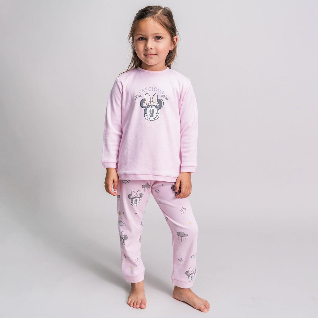 Pijama largo interlock minnie