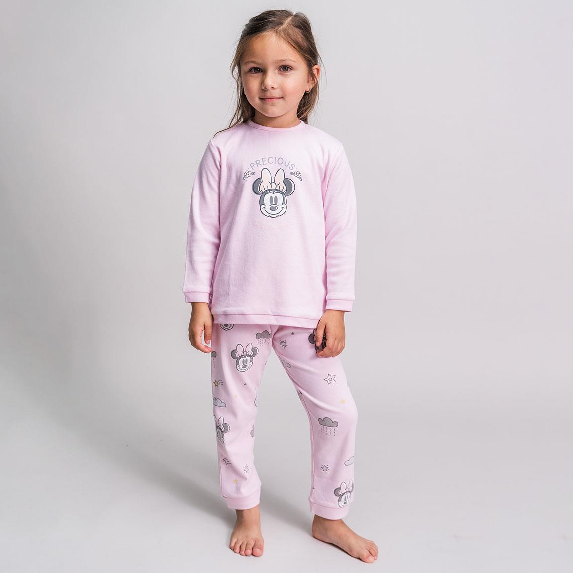 Pijama largo interlock minnie