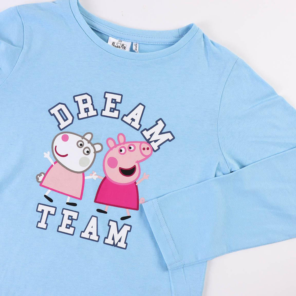 Pijama largo single jersey peppa pig