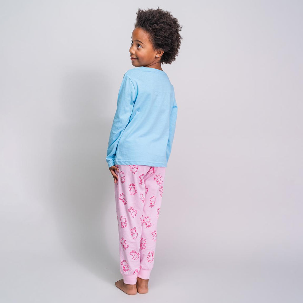 Pijama largo single jersey peppa pig