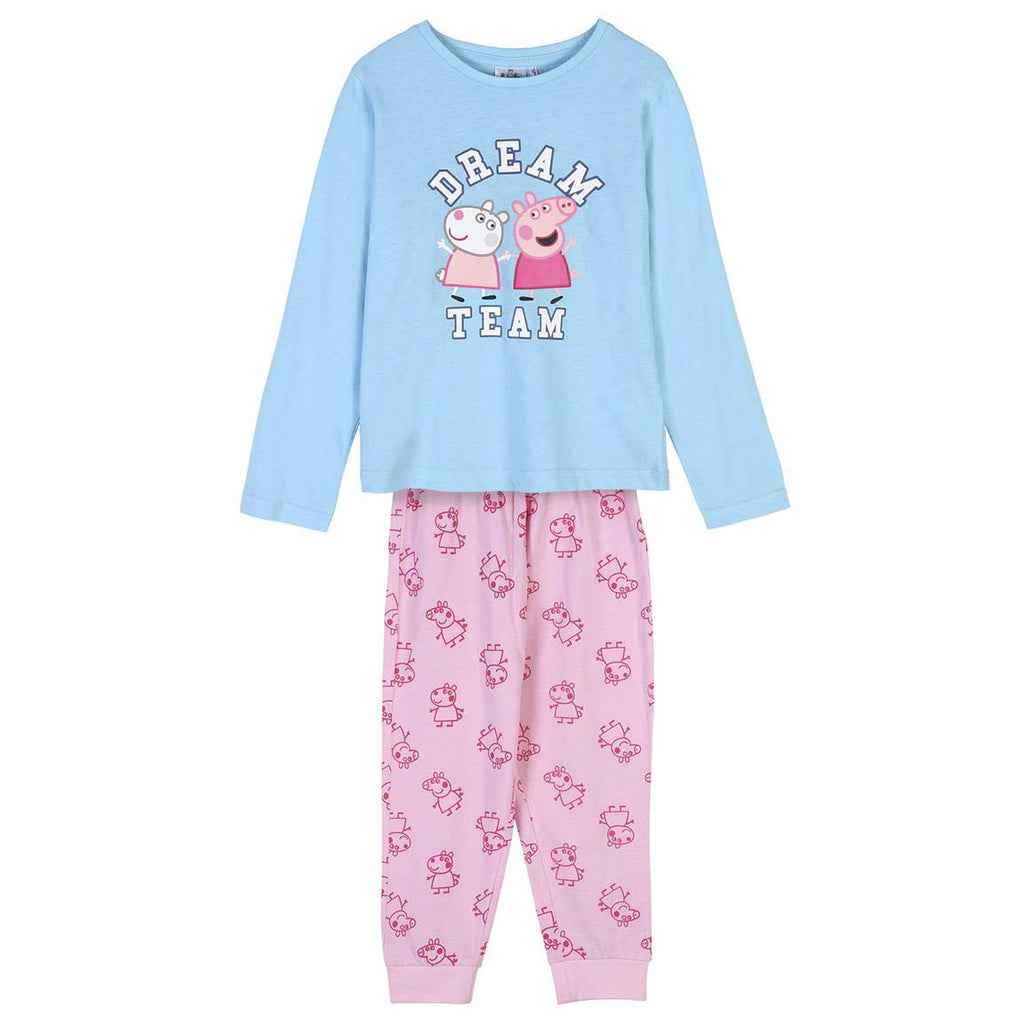 Pijama largo single jersey peppa pig